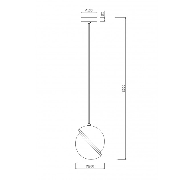 Подвесной светильник Element Freya FR5181PL-01BS