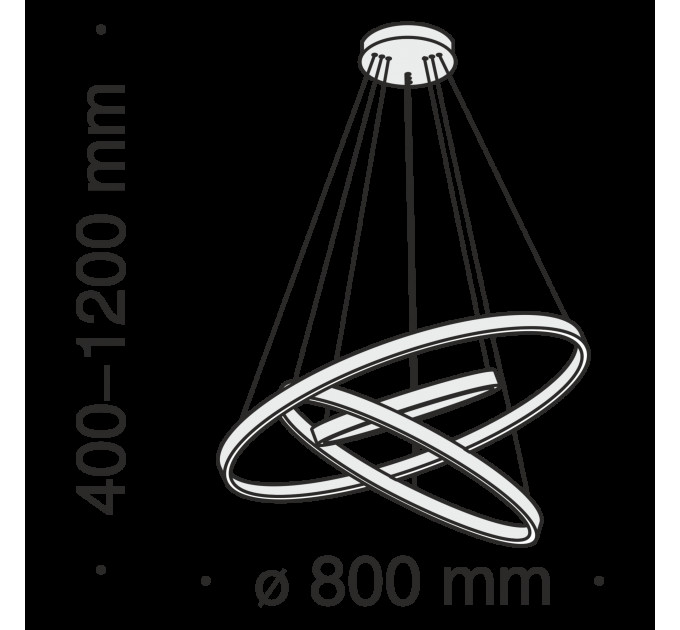 Подвесной светильник Technical MOD058PL-L100B4K