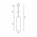 Подвесной светильник Technical P075PL-01W