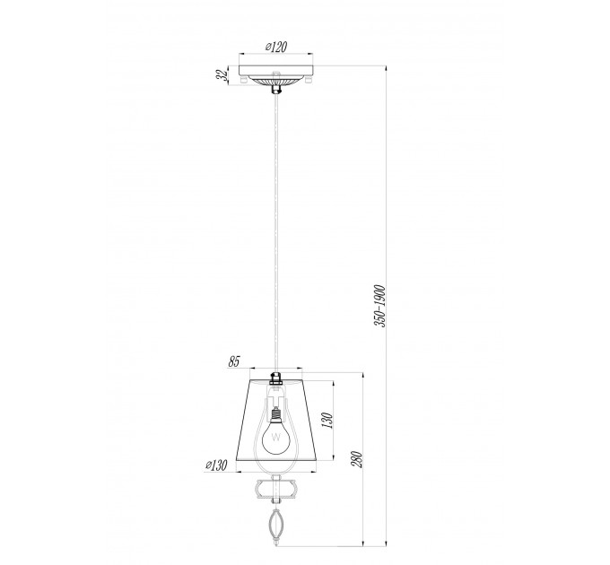 Подвесной светильник Maytoni ARM006PL-01G