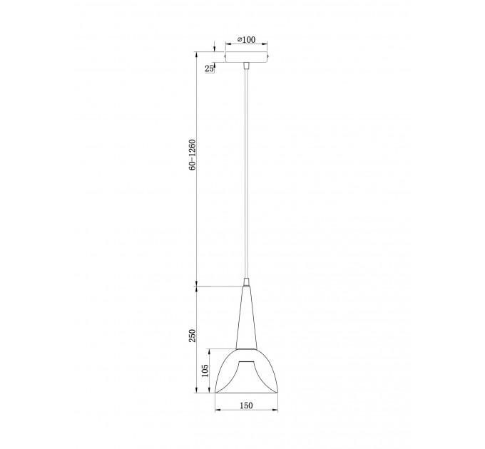 Подвесной светильник Freya FR8009PL-01GB