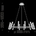 Подвесная люстра Vigo Technical MOD031PL-24B