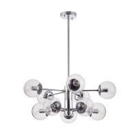 Люстра на штанге Richard Freya 10*60W Е14 FR5596PL-10CH