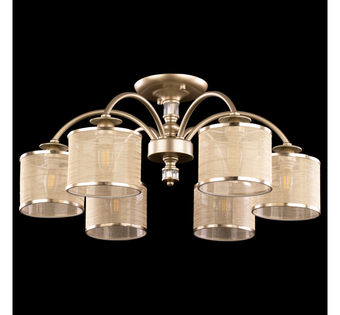Потолочная люстра Ksenia Freya 6*40W Е14 FR2539CL-06G