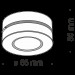 Накладной светильник Technical C022CL-L7W