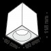 Накладной светильник Technical C030CL-01W