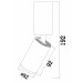 Накладной светильник Technical C051CL-01G