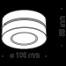 Накладной светильник Technical C022CL-L12W4K