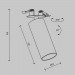 Потолочный светильник Technical C053CL-L12W4K-W-B