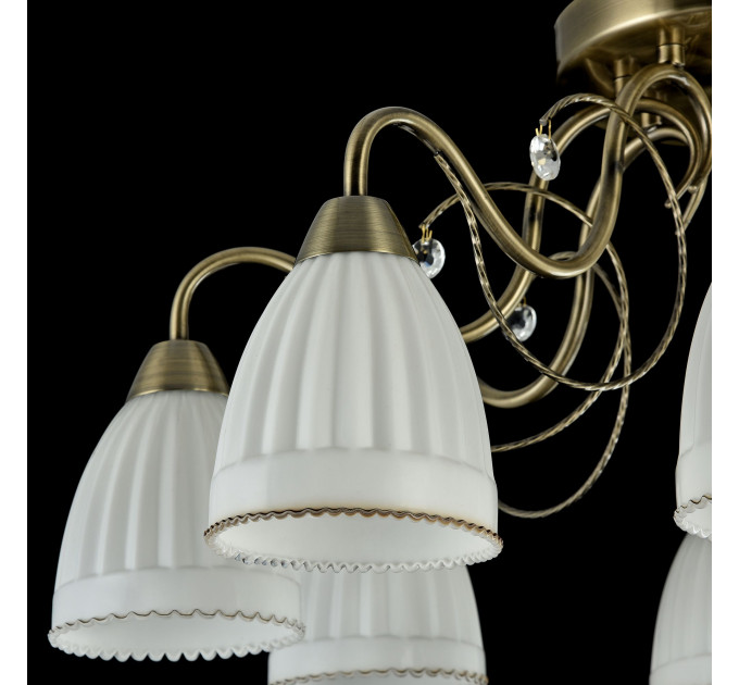 Потолочная люстра Letizia Freya 8*40W Е14 FR2757-PL-08-BZ