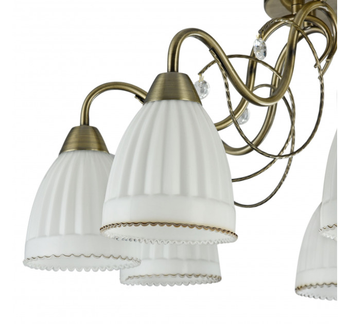 Потолочная люстра Letizia Freya 8*40W Е14 FR2757-PL-08-BZ