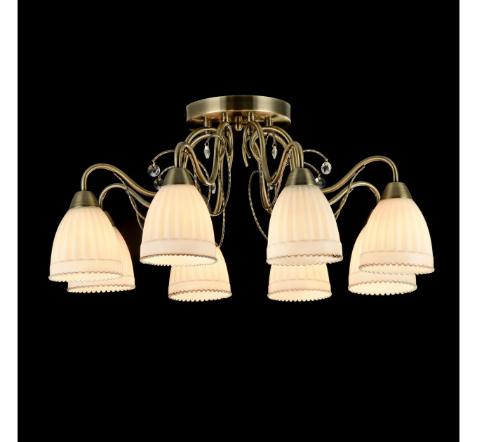 Потолочная люстра Letizia Freya 8*40W Е14 FR2757-PL-08-BZ
