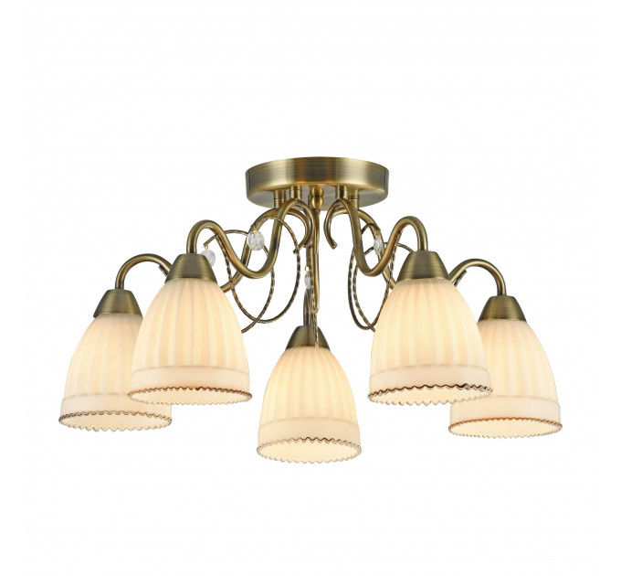 Потолочная люстра Letizia Freya 5*40W Е14 FR2757-PL-05-BZ