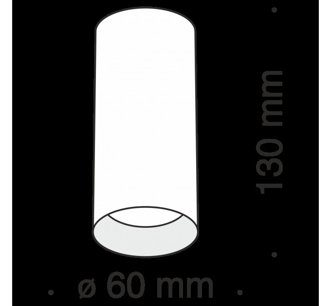 Накладной светильник Technical C010CL-01B
