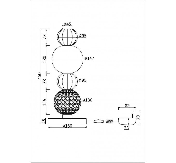 Настольный светильник Maytoni MOD301TL-L18G3K