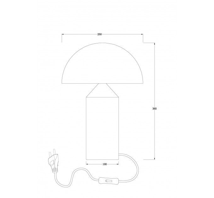 Настольная лампа Eleon Freya FR5218TL-01BS