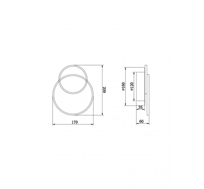 Настенный светильник Siala Freya FR10025WL-L10W
