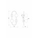 Настенный светильник Inversion Freya FR5233WL-02BS