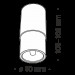 Накладной светильник Sonas Technical C033WL-01WB