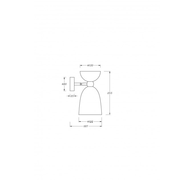 Настенное бра Cloches Maytoni MOD113WL-01W