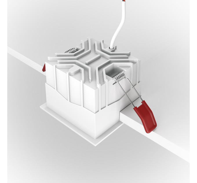 Встраиваемый светильник Technical DL043-01-15W4K-SQ-W