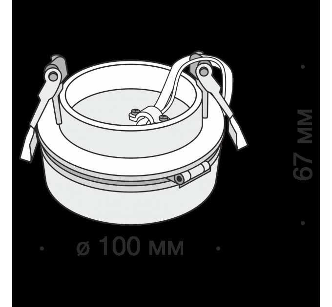 Встраиваемый светильник Technical DL2003-L12B