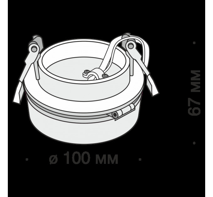 Встраиваемый светильник Technical DL2003-L12B4K
