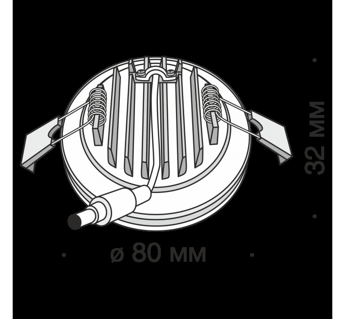Встраиваемый светильник Technical DL303-L7B