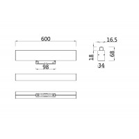 Трековый светильник Technical TR012-2-20W4K-W