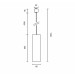 Трековый светильник Technical TR025-1-GU10-B