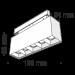 Трековый светильник Technical TR014-2-10W4K-B