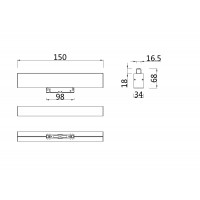 Трековый светильник Technical TR012-2-7W4K-W