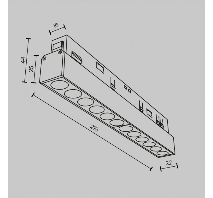 Трековый светильник Technical TR031-2-12W3K-W