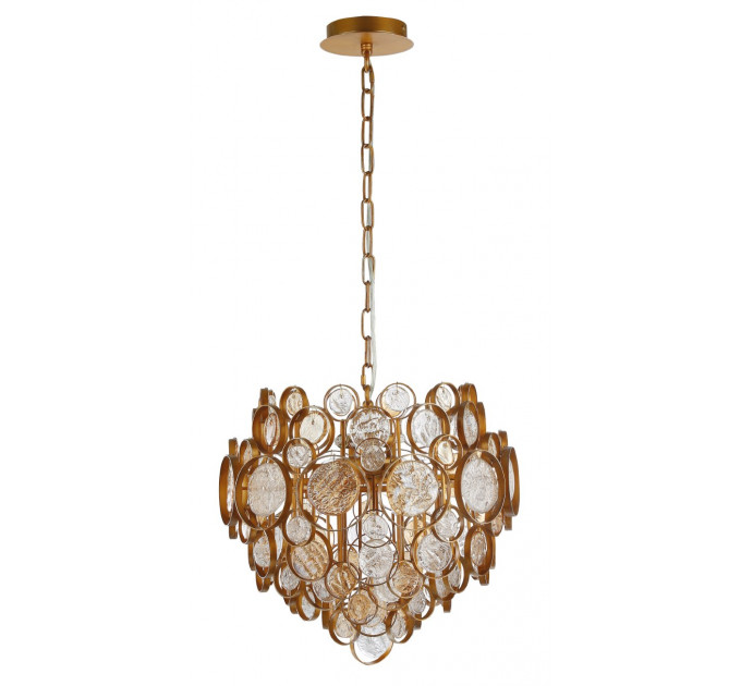 Подвесная люстра Crystal Lux DESEO SP6 D460 GOLD