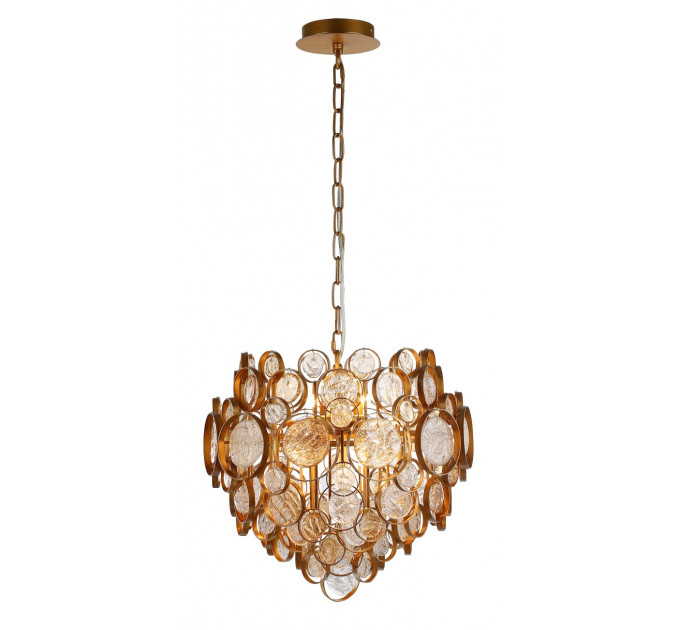 Подвесная люстра Crystal Lux DESEO SP6 D460 GOLD