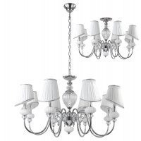 Подвесная люстра Crystal Lux ALMA WHITE SP-PL8