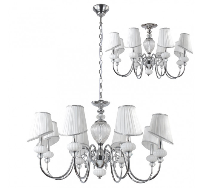 Подвесная люстра Crystal Lux ALMA WHITE SP-PL8