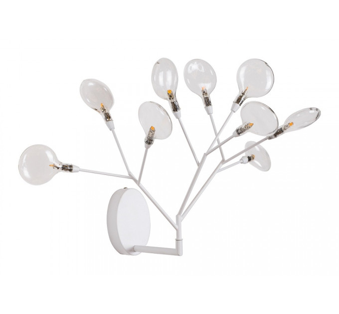 Настенное бра Crystal Lux EVITA AP9 WHITE/TRANSPARENT
