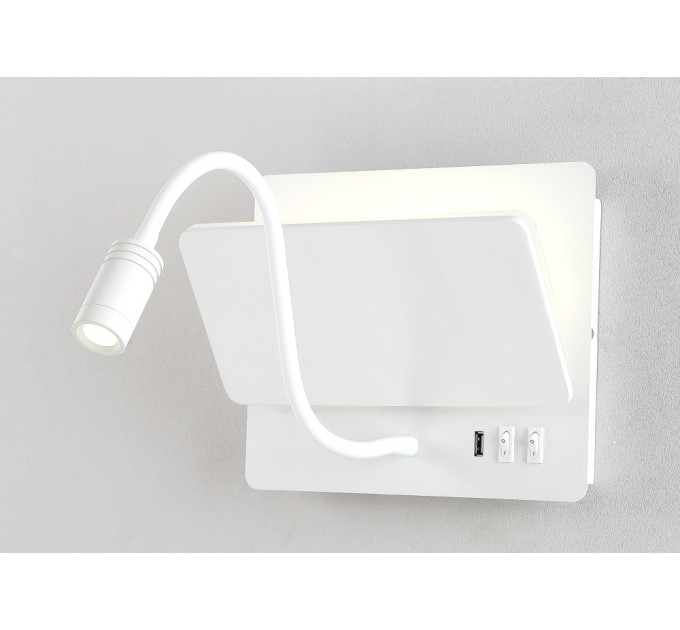 Настенный светильник Crystal Lux CLT 226W250USB WH