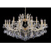 Подвесная люстра Crystal Lux Hollywood SP12+6 GOLD
