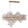 Подвесная люстра Crystal Lux DESEO SP12 L1000 GOLD