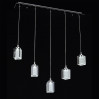 Подвесной светильник Фьюжн Chiaro 5*20W G4+5*3W LED пульт 392015110