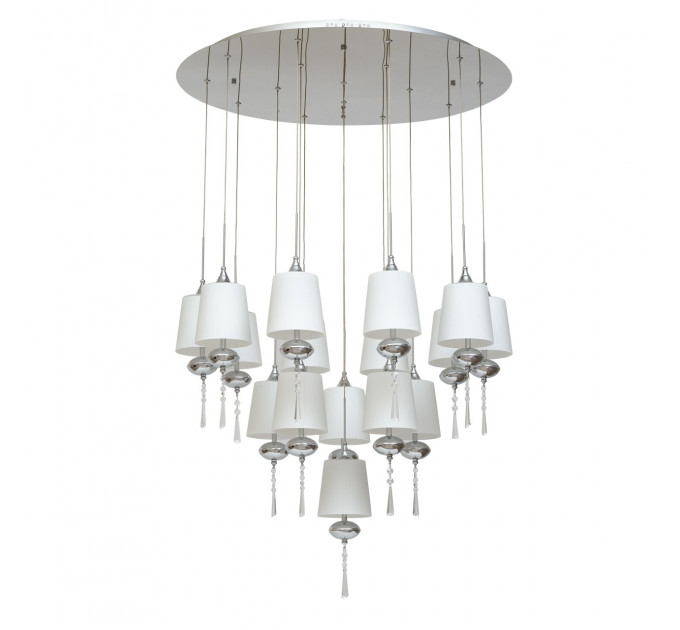 Подвесной светильник Фьюжн Chiaro 16*20W G4 пульт 392010316
