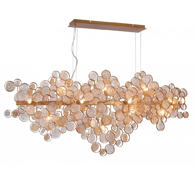 Подвесная люстра Crystal Lux DESEO SP15 L1400 GOLD