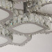 Потолочная LED-люстра Кларис Chiaro пульт 437012912