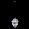 Подвесной светильник Crystal Lux Charme SP1+1 LED  chrome