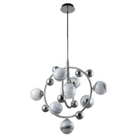 Подвесная люстра Crystal Lux SALVADORE SP8V CHROME