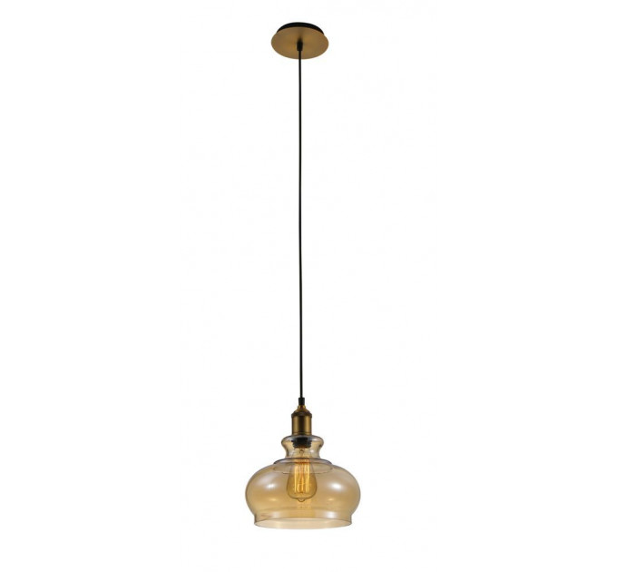 Подвесной светильник Crystal Lux SONNETTE SP1 AMBER