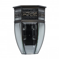 Настенный уличный светильник Корсо Chiaro 2*40W E14 IP44 801020702
