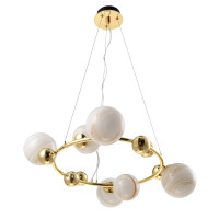 Подвесная люстра Crystal Lux SALVADORE SP6H GOLD